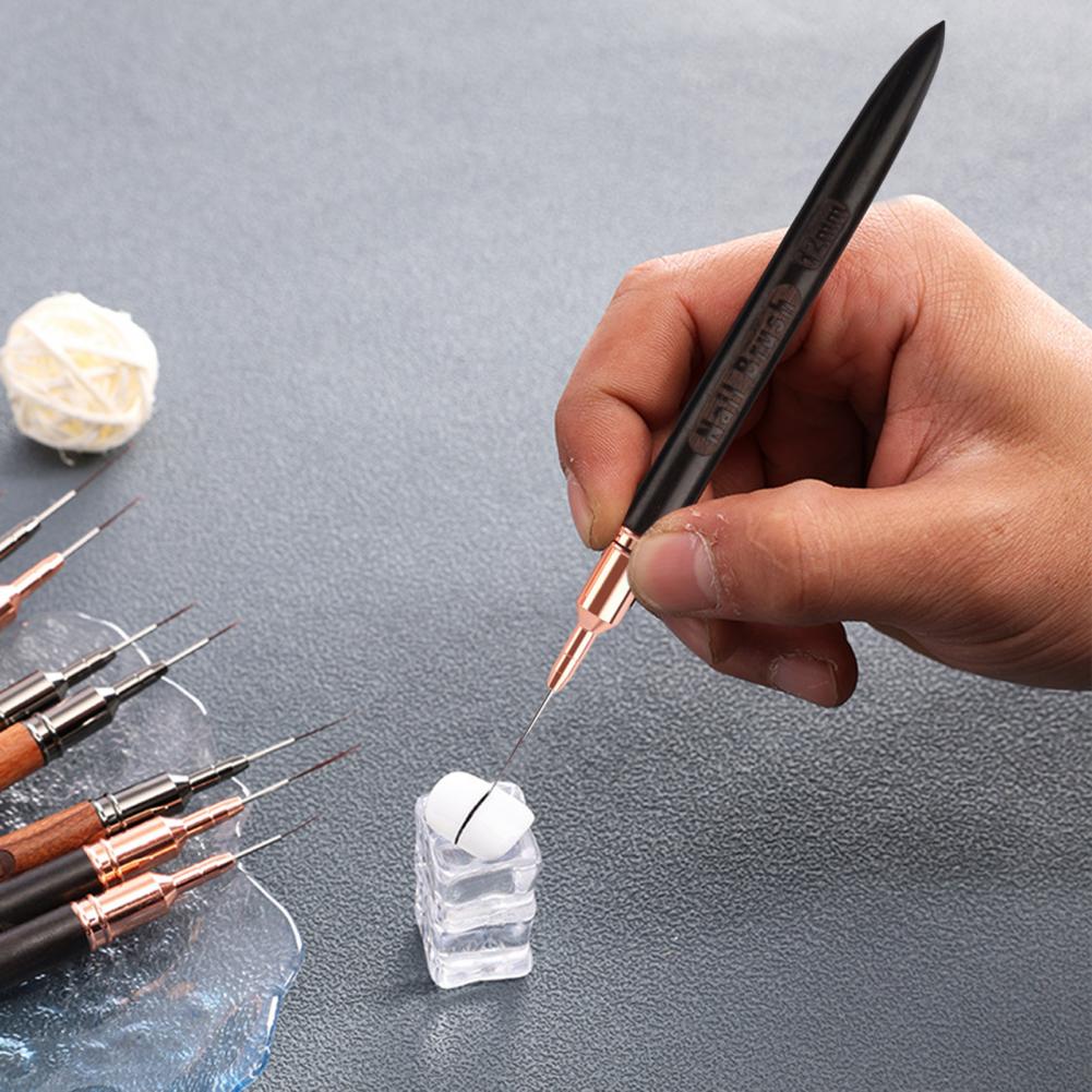 Fine Detail Nail Brush 6/9/12/ - Detailing Brush Set 评论和价格
