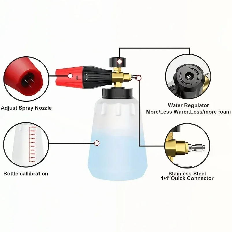High Pressure PA Foam Cannon   - Foam Cannon Car Wash 评论和价格