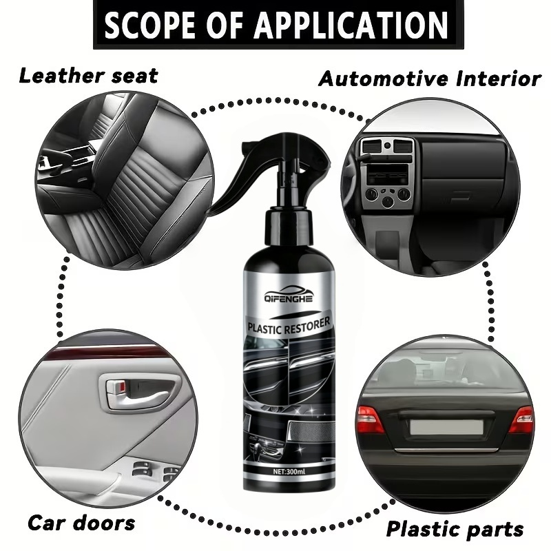 300ml Long-Lasting Plastic Res - Trim Restorer Plastic 评论和价格
