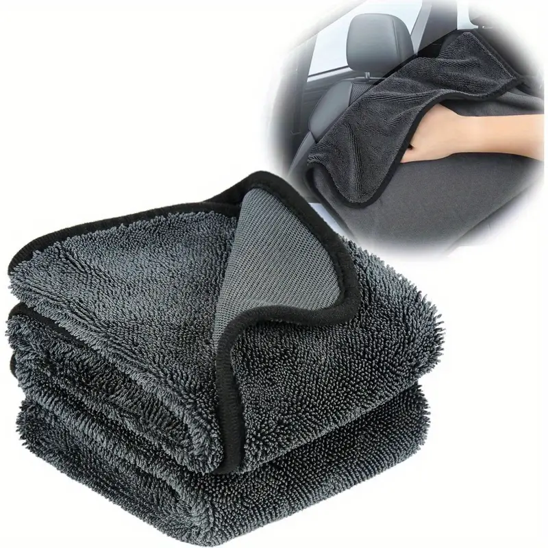 1/5pcs Heavy-Duty Car Towel 12 - Microfiber Towel Detailing 评论和价格