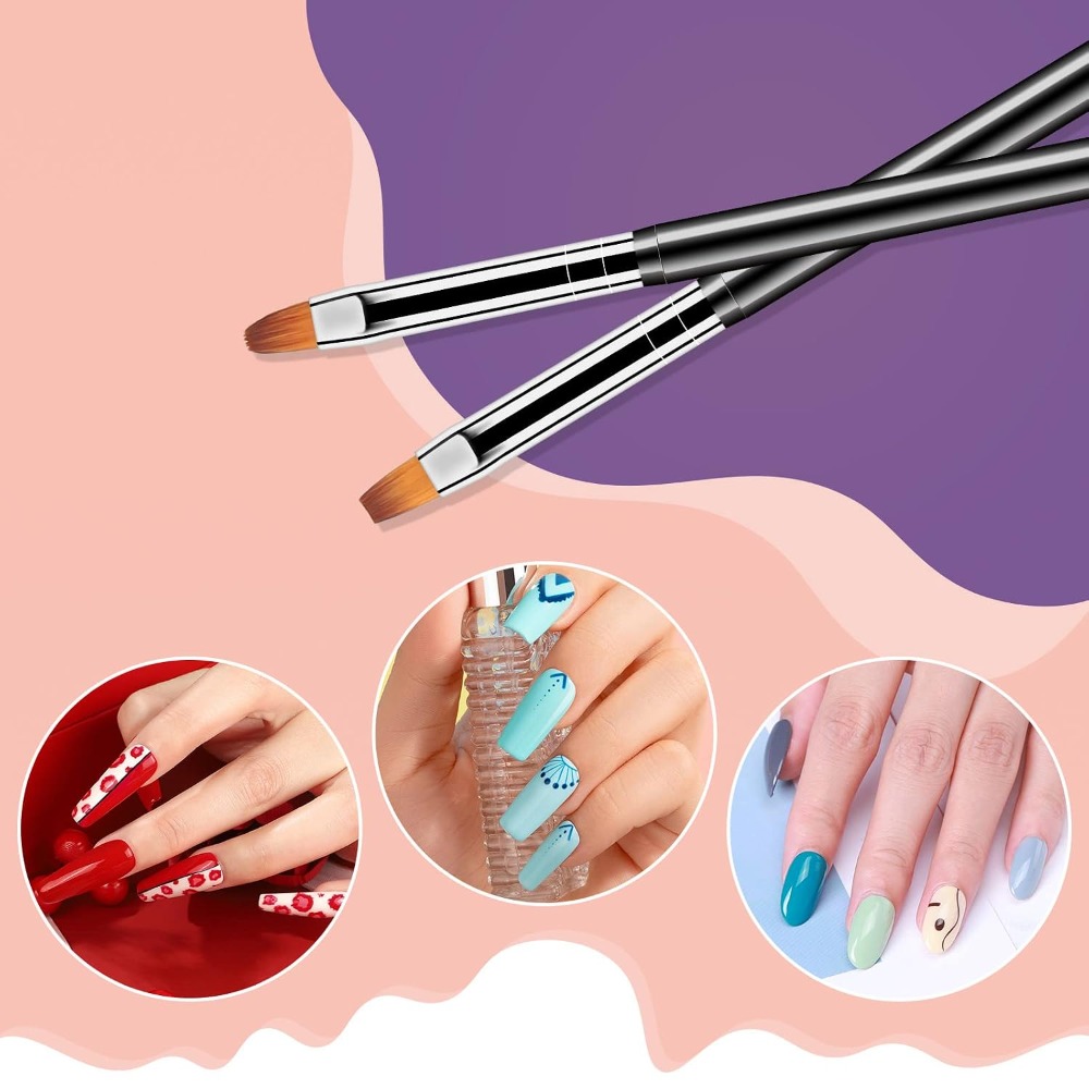Double Ended Nail Art Dotting  - Detailing Brush Set 评论和价格