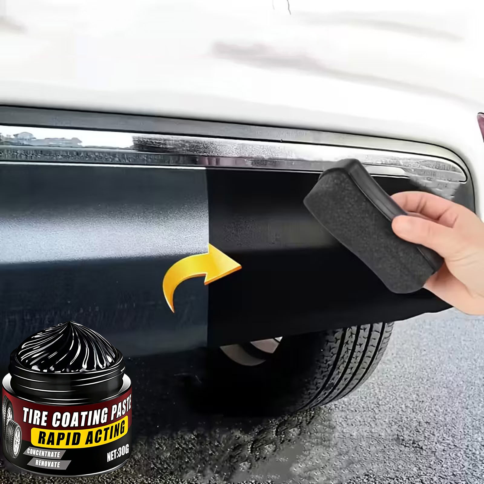 Tire Coating UV Protection Car - Trim Restorer Plastic 评论和价格