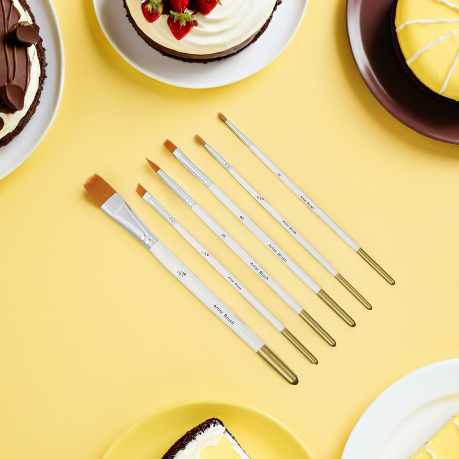 12Pcs Cake Detail Brush Set Ve - Detailing Brush Set 评论和价格