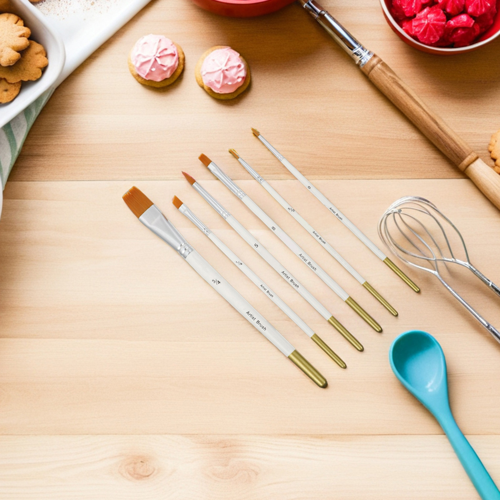 12Pcs Cake Detail Brush Set Ve - Detailing Brush Set 评论和价格